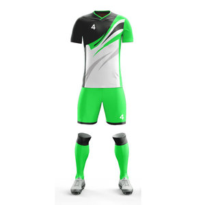 Maillot de sport personnalisé à sublimation uniforme, haute qualité, manches courtes, avec short, uniforme de football, uniforme de soccer - Product Image 2