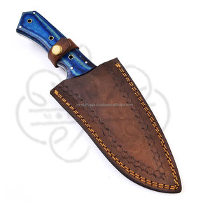 New Fashion High Quality Damascus Steel Durable Compact Design Customized MORTAL SAGA Bowie Knife Camping Bush Craft Hunting - Product Image 5