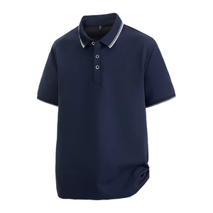 เสื้อโปโลแขนสั้นพรีเมียมสำหรับผู้ชายพร้อมโลโก้แบบกำหนดเอง – เสื้อผ้าลำลองสวมใส่สบายสำหรับงานสังสรรค์และสไตล์ในชีวิตประจำวัน - Product Image 6