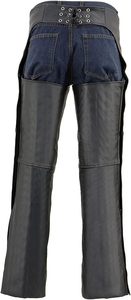 Leather English Full <b>Chaps</b> Breathable Eco-Friendly Customizable Horse <b>Riding</b> Motorcycle Cowboy Biker Outfit - Product Image 3