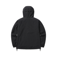 Veste matelassée à capuche noire pour homme, fermeture éclair, coupe-vent, décontractée, pour l'automne, coupe régulière, extérieur en polyester, doublure en nylon