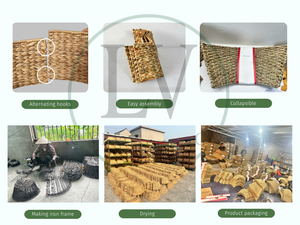 Atractivo Collar Redondo de Jacinto de Agua para Árbol de Navidad, Estilo Americano, Decoración Navideña para el Hogar, Venta al por Mayor desde Vietnam - Product Image 6