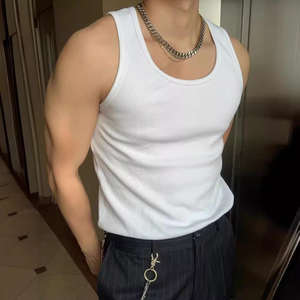 Camiseta sin Mangas para Hombre, Estilo Deportivo, Holgada, Cuello Redondo, Ropa de Verano para Hombre, Camiseta sin Mangas de Moda - Product Image 3