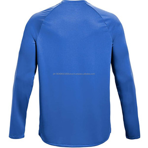 เสื้อยืดแขนยาวผ้าฝ้ายไม้ไผ่สแปนเด็กซ์เข้ารูปแบบลำลองผลิตตามสั่ง - Product Image 4