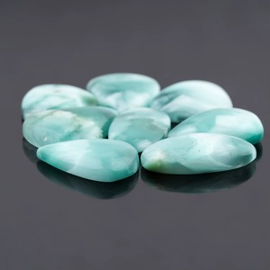 Hemmimorphite naturelle Agate bleue, lot en gros, cabochons, bijoux en vrac, commande personnalisée, fortement recommandé, haute qualité, taille 10-30mm - Product Image 4