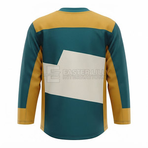 Camiseta Deportiva de Hockey sobre Hielo Sublimada, Transpirable, de Secado Rápido, Diseño Personalizado, Suministro al por Mayor - Product Image 2