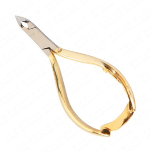 Coupe-cuticules professionnel en acier inoxydable de qualité supérieure avec manche doré, outil de manucure pour éliminer les peaux mortes - Product Image 3