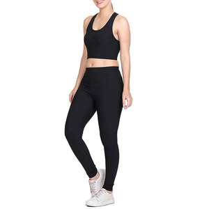 Ensembles de yoga légers pour femmes les plus vendus, avec logo personnalisé, nouveau design et motif uni, prix de gros en promotion, ensembles de fitness - Product Image 2
