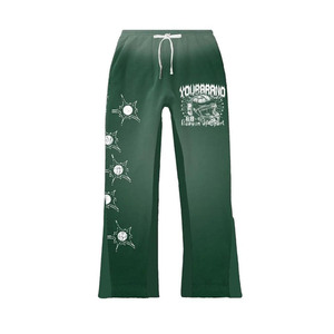 Ensemble de survêtement unisexe Glory Summer Sport, streetwear décontracté, écologique, 2-en-1, 100% coton, lavage à l'acide, impression unie, sweats à capuche - Product Image 4