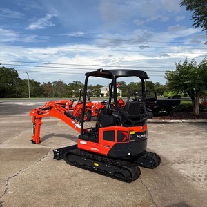รถขุดขนาดเล็กคุณภาพสูง Kubota U17-5 พร้อมมอเตอร์กำลังสูง กล่องเกียร์ ชิ้นส่วนเครื่องยนต์ และระบบสวิงท้าย - Product Image 4