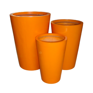 Maceta Cónica de Fibra de Vidrio de Alta Calidad para Decoración Moderna de Hogar, Oficina, Hotel y Jardín, Venta al Por Mayor de Fábrica - Product Image 1