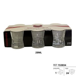 Vaso de Cristal para Chupitos de 28 ml - Product Image 1