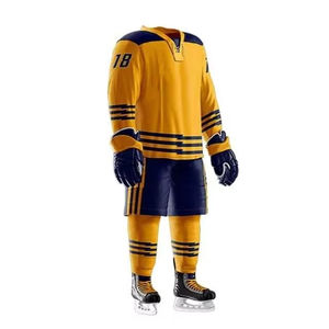 OEM 2026 Vente en gros Uniforme de hockey sur glace imprimé de bonne qualité pour sports d'équipe, meilleur prix, logo personnalisé, short respirant unisexe adulte - Product Image 4