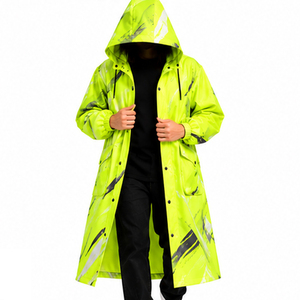 Veste de pluie d'extérieur avec fermeture à boutons-pression, usage quotidien, résistante au vent, service OEM ODM, vêtements de pluie personnalisés, coupe unisexe, entretien facile - Product Image 4