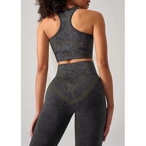 Ensemble de sport pour femme : Legging de compression taille haute ultra-extensible avec soutien-gorge de yoga push-up - Product Image 3