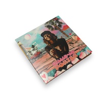 Dompet Kertas CD Berpoket Ganda dengan Potongan Bundar Khusus dan Sisipan Cetak Dua Sisi