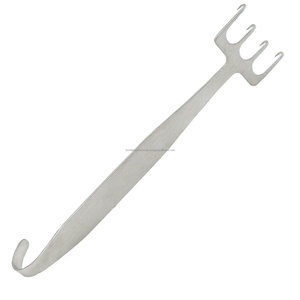 เครื่องมือผ่าตัดแบบแมนนวล Freeman Rake Retractor 4 ง่าม ทำจากเหล็กกล้าไร้สนิม สำหรับผ่าตัดทั่วไป ได้รับมาตรฐาน CE ISO13485 - Product Image 1