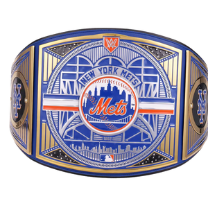 Cinturón de Campeonato de los New York Mets con Diseño Icónico de la Ciudad y el Béisbol, Edición Exclusiva de Colección - Product Image 2