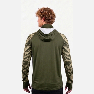 Wholesale Custom Camouflage Printed Men's Fishing <b>Hoodie</b> & Shirt UPF 50 Waterproof Breathable Moisture Wicking <b>UV</b> <b>Protection</b> - Product Image 2