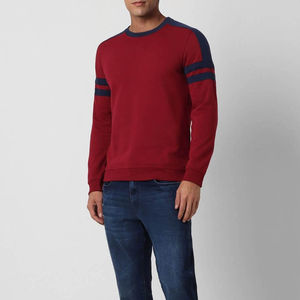 Nouvel Arrivage – Sweat-shirt Homme Col Rond Coupe Ample et Oversize, Blocs de Couleurs Basiques, Qualité Supérieure, en Coton Mélangé Personnalisable - Product Image 5