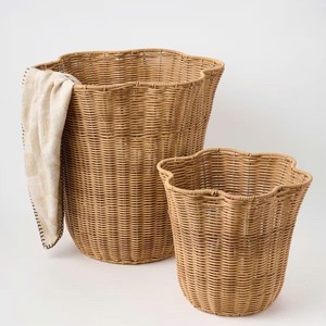 Vietnam Supplier Rattan Wave Storage <b>Basket</b> Decorative Storage <b>Basket</b> Handmade Contemporary Home Accent - Product Image 1