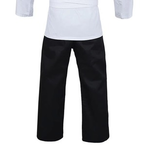 Kimono de karaté blanc respirant 100% coton, uniforme traditionnel de judo Kata avec ceinture, unisexe, adulte, coupe ample - Product Image 4
