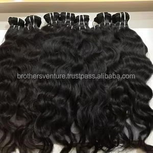 Paquete de ondas naturales crudas de la mejor calidad, extensiones de cabello indio Remy virgen alineadas con cutícula saludable resistente al desprendimiento - Product Image 3