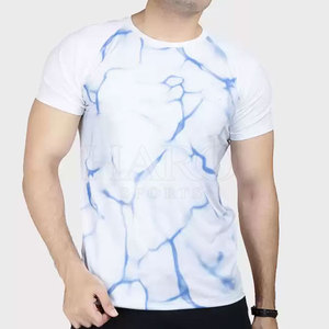 เสื้อยืดผู้ชายลายพิมพ์แบบซับลิเมชั่น ผลิตในปากีสถาน ทำจากวัสดุโพลีเอสเตอร์ระบายอากาศได้ดี เหมาะสำหรับแฟชั่นสตรีท - Product Image 4