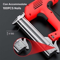 Pistolet à clous pneumatique Fyseus 30 mm pour la fabrication d'armoires, 360 clous, pour le bois
