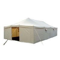 Tente imperméable de camping en toile 350gsm OEM 2025 vente en gros Tentes d'hiver d'extérieur de taille personnalisée à vendre Tentes de secours pour réfugiés