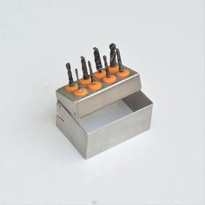 Kit de Brocas Dentales Ergonómicas de Acero Inoxidable de la Mejor Calidad, 8 Piezas, Turbina con Irrigación Externa, Certificado CE - Product Image 4