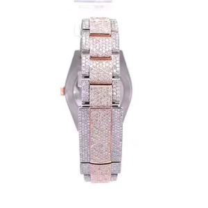 Montre de luxe en moissanite de qualité supérieure, étanche, sertie de diamants, pour homme, disponible dans le monde entier - Product Image 2