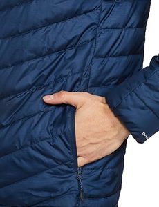 Men's Lightweight Windproof Casual <b>Packable</b> Puffer <b>Jacket</b> Waterproof Winter Hooded Quilted Storage Pouch - Product Image 3