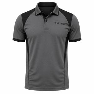 Camiseta de Manga Corta para Hombre, Diseño Frontal con Logotipo Personalizado, Transpirable, de Secado Rápido, en Tela Jersey de Poliéster/Algodón, Estilo Casual - Product Image 1