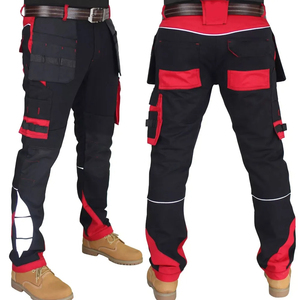 Pantalones Cargo Casuales Personalizados para Hombre, 100% Algodón, Tela de Lona, Cintura Media, Ligeros, de Secado Rápido, Estilo Jogger, con Múltiples Bolsillos - Product Image 1