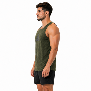 <b>Mens</b> Tank <b>Top</b> Knitted 100% Cotton/Polyester Casual Performance Running Shirt <b>Muscle</b> Training Custom Streetwear Wholesale Direct - Product Image 5