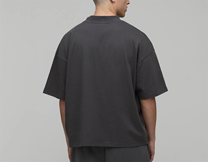 Wholesale Price Fashionable Streetwear Boxy Fit <b>Men's</b> T-<b>Shirts</b> High Quality 100% Cotton Heavyweight Hip Hop Customizable 180g - Product Image 6