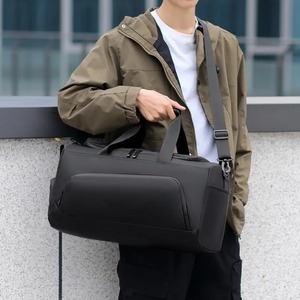 Sac de sport, sac à main de grande capacité, sac de voyage portable, multi-compartiments avec rangement pour chaussures, parfait pour les vacances, la salle de sport - Product Image 6