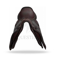 Selle de dressage Hunter en cuir avec arceau en plastique pour l'équitation - Équipement équestre