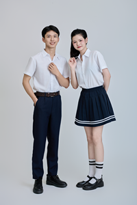 Camisa Escolar Blanca FMF Lista para Enviar para Niños |   Proveedor de Uniformes Escolares de Manga Corta - Product Image 2
