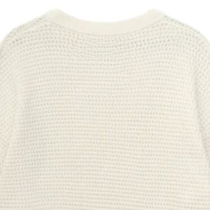 T-shirt en maille crochetée pour homme, manches courtes, respirant, en coton, style décontracté, streetwear d'été, vente en gros, OEM, usine personnalisée - Product Image 2