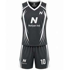 Custom Charcoal Grey Basketball Uniform Set OEM ODM Sublimation Jersey Shorts Team Sportswear Manufacturer - Product Image 2