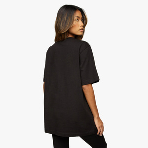 Camiseta de mujer transpirable de secado rápido, fabricada en fábrica, holgada, para gimnasio, venta al por mayor, cuello redondo, estampada. - Product Image 2