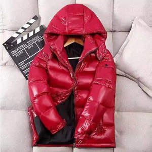 New Design Solid Color <b>Slim</b> <b>Fit</b> Coated Canvas Stand Collar Padded Men Puffer <b>Jacket</b> for Men Waterproof Winter - Product Image 4
