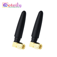 Antenne robuste à signal puissant 868 MHz 2,5 dBi en caoutchouc avec connecteur SMA mâle R/A ETEILY fabriquée en Inde pour applications intérieures