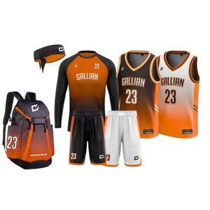 Maillots de basket-ball personnalisés professionnels pour hommes et enfants, ensembles de maillots et shorts, uniformes de basket-ball vierges pour collège, séchage rapide - Product Image 3