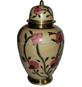Trending Modern Metal Adult Cremation Urn with Tabletop <b>Vase</b> Function Eco-Friendly High Quality <b>Memorial</b> Urn for Human Ashes - Product Image 3