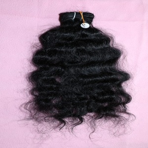 Virgin Human <b>Hair</b> Bundles <b>Afro</b> Kinky Curly Cuticle Aligned Raw Indian <b>Hair</b> Super Double Drawn High Quality Human <b>Hair</b> Bundles - Product Image 3