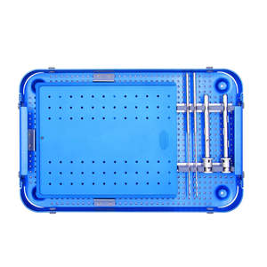 Azicon's Anterior Cervical Plate System Set Spine Surgery Instruments Plate Bender Screwdriver <b>Drill</b> <b>Guide</b> Awl Case Box - Product Image 5