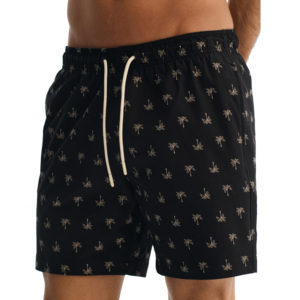 Shorts de bain pour homme - Collection été - Coupe-vent, respirant, séchage rapide, 100% polyester micro-extensible, longueur genou, cordon de serrage - Product Image 2